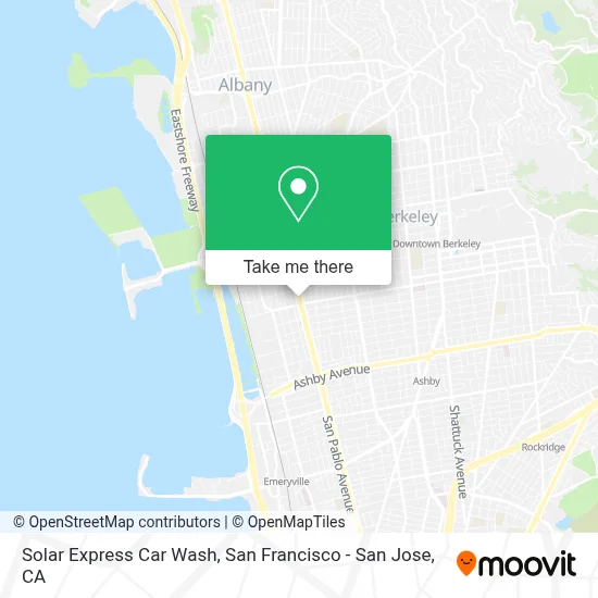 Solar Express Car Wash map