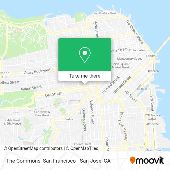 The Commons map