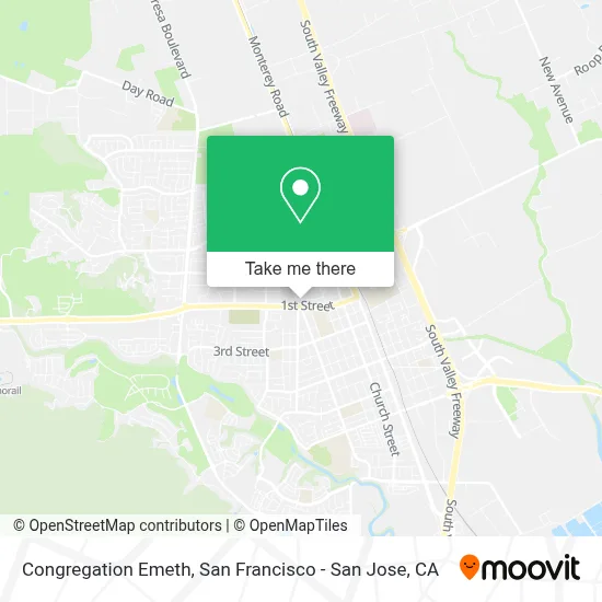 Congregation Emeth map