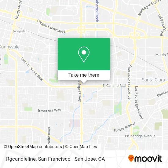 Rgcandleline map
