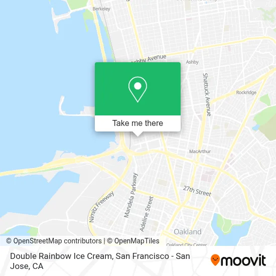 Double Rainbow Ice Cream map