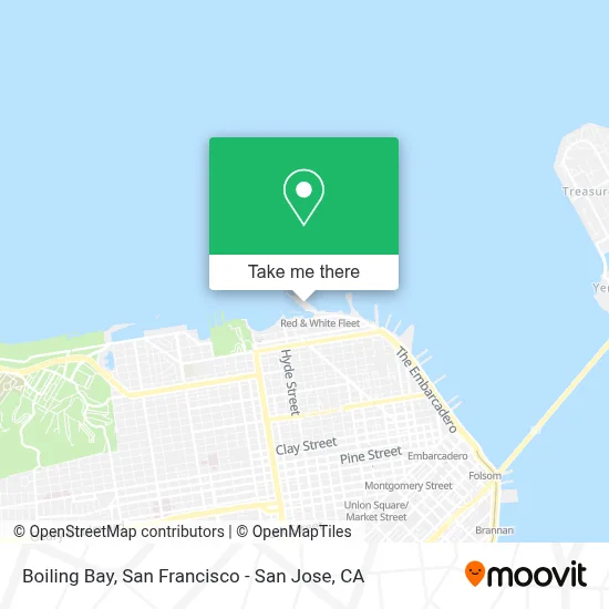 Boiling Bay map
