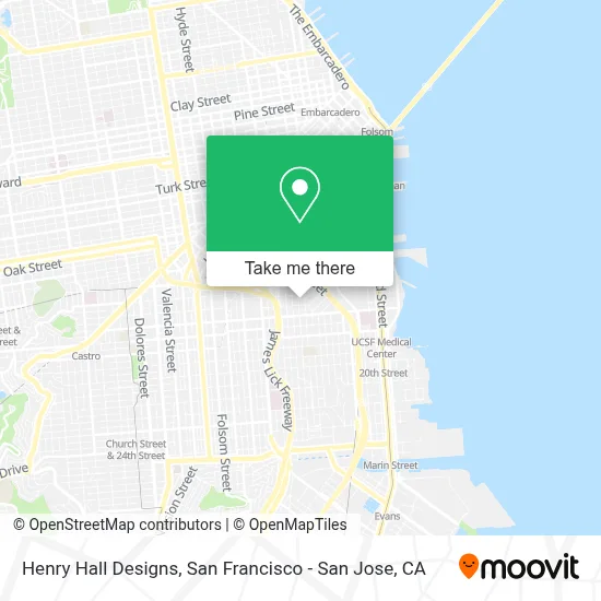 Henry Hall Designs map
