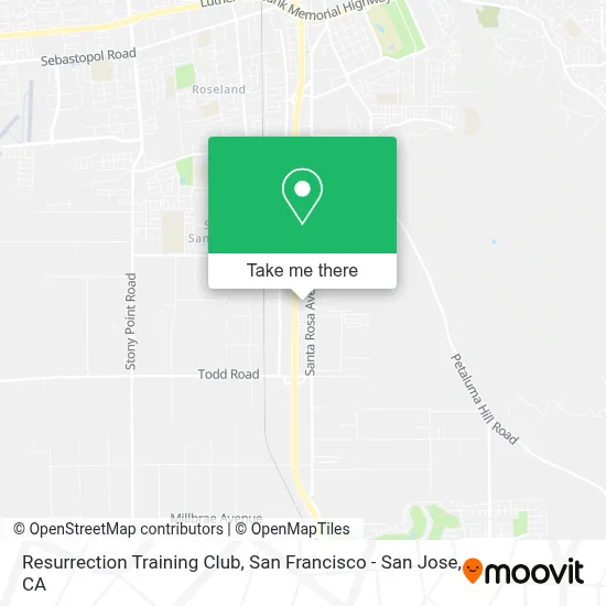 Resurrection Training Club map