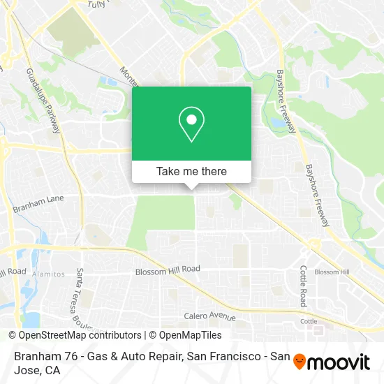 Branham 76 - Gas & Auto Repair map