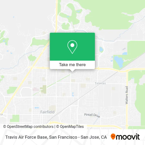 Travis Air Force Base map
