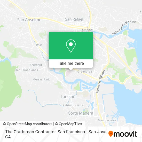 The Craftsman Contractor map