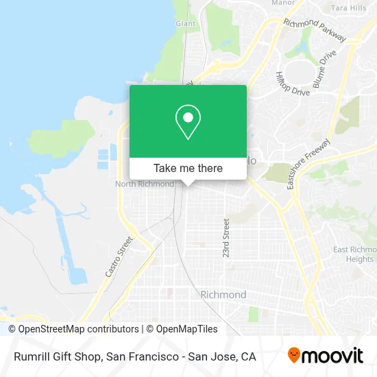 Rumrill Gift Shop map