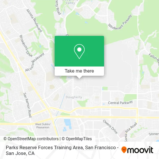 Parks Reserve Forces Training Area map
