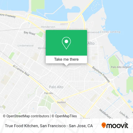 True Food Kitchen map