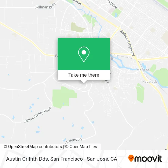 Austin Griffith Dds map