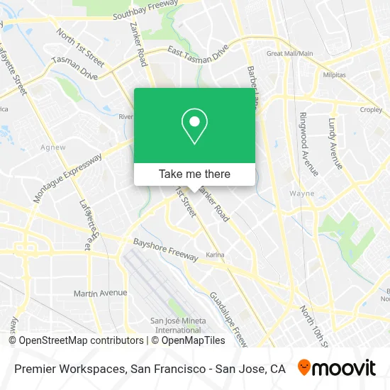 Premier Workspaces map
