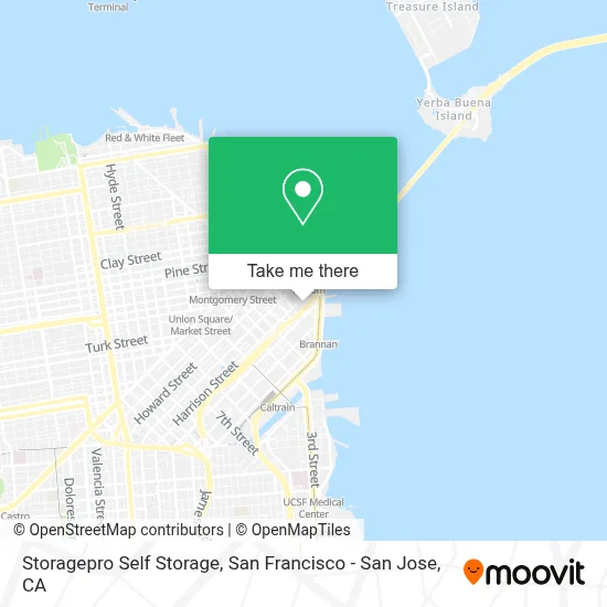 Storagepro Self Storage map