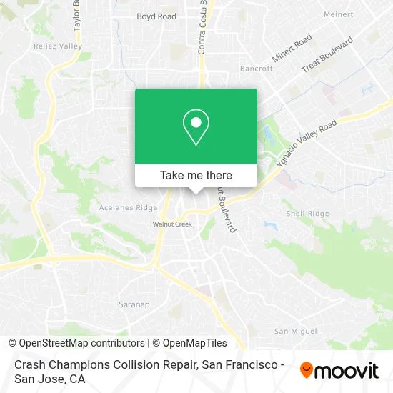 Crash Champions Collision Repair map