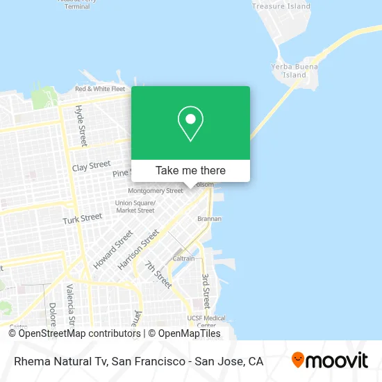 Rhema Natural Tv map