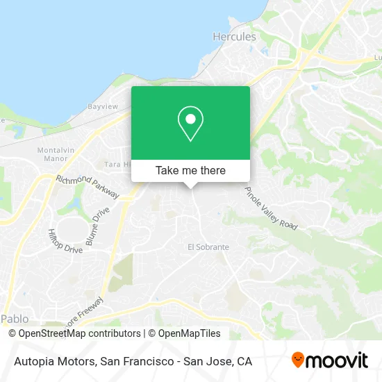 Autopia Motors map