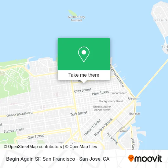 Begin Again SF map