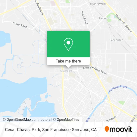 Cesar Chavez Park map