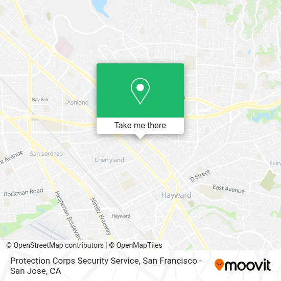 Protection Corps Security Service map