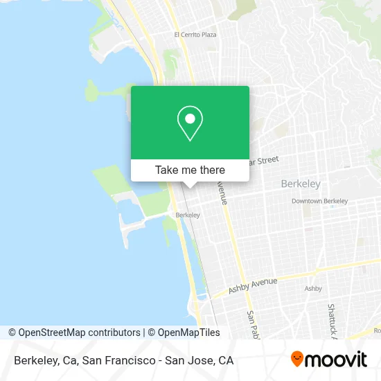 Berkeley, Ca map