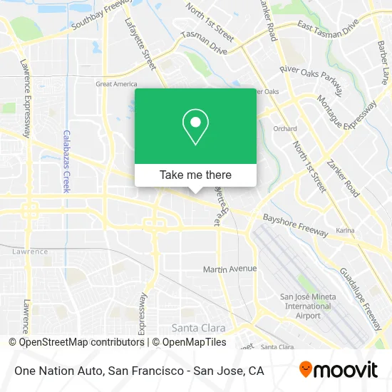 One Nation Auto map
