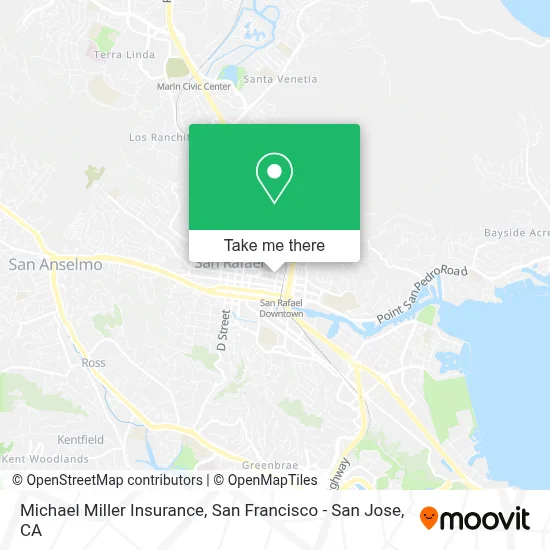 Michael Miller Insurance map
