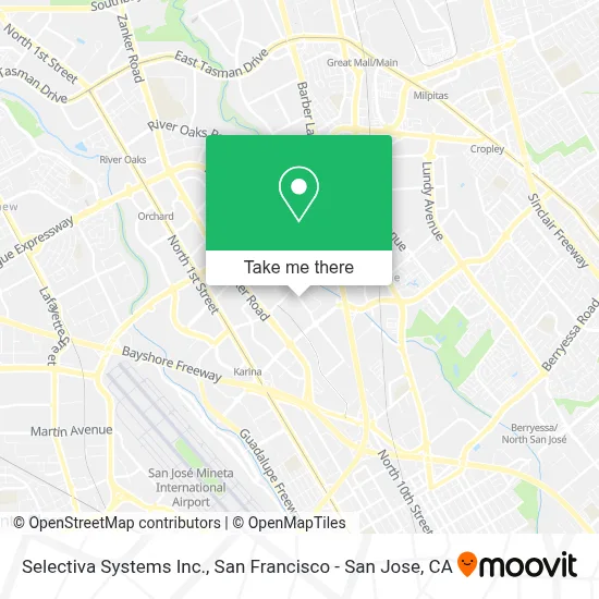 Selectiva Systems Inc. map