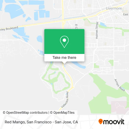 Red Mango map