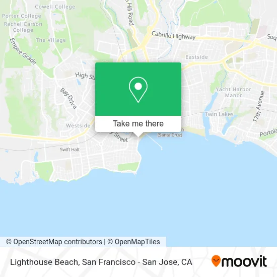 Lighthouse Beach map