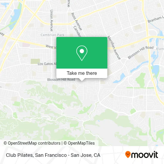 Club Pilates map