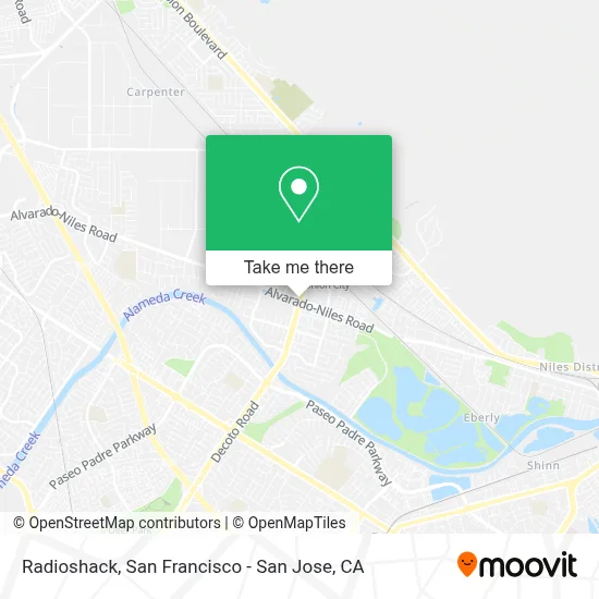 Radioshack map