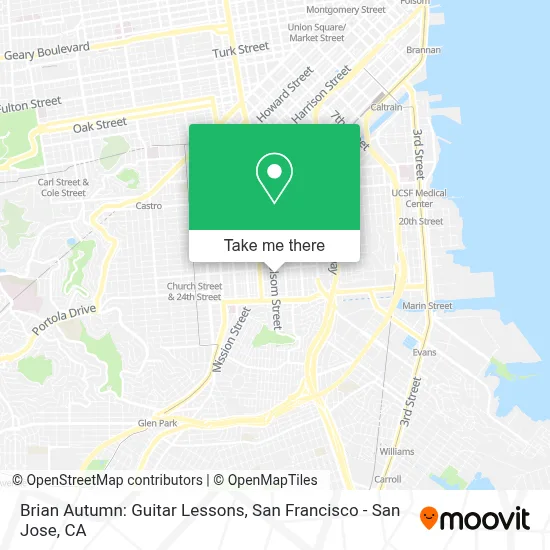 Brian Autumn: Guitar Lessons map