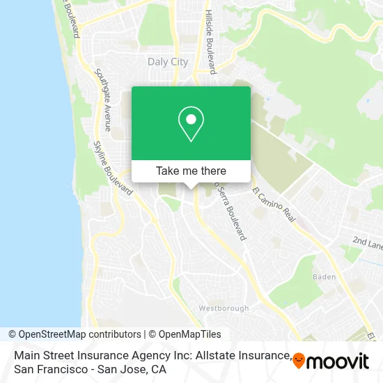 Main Street Insurance Agency Inc: Allstate Insurance map