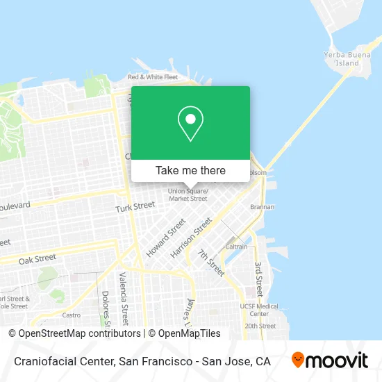 Craniofacial Center map
