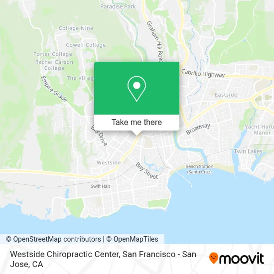 Westside Chiropractic Center map