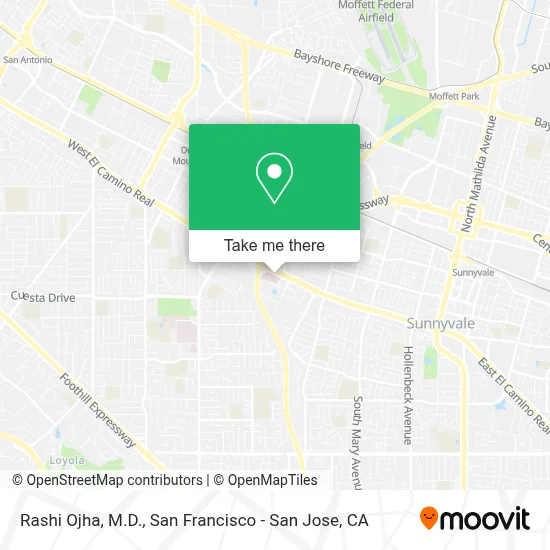 Rashi Ojha, M.D. map