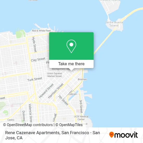 Rene Cazenave Apartments map