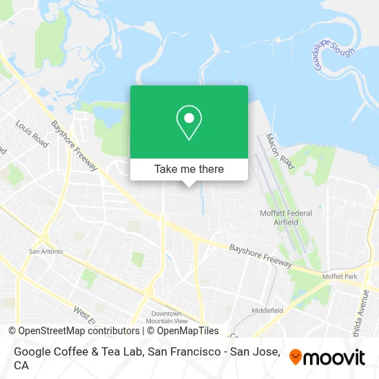 Google Coffee & Tea Lab map
