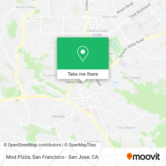 Mod Pizza map