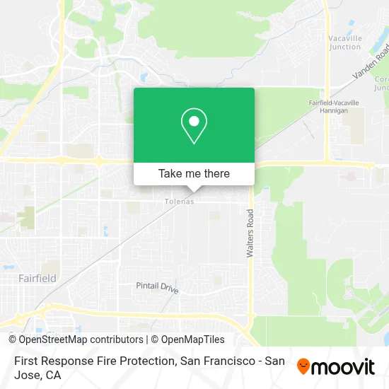 First Response Fire Protection map