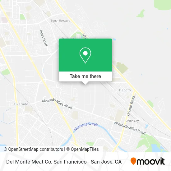 Del Monte Meat Co map