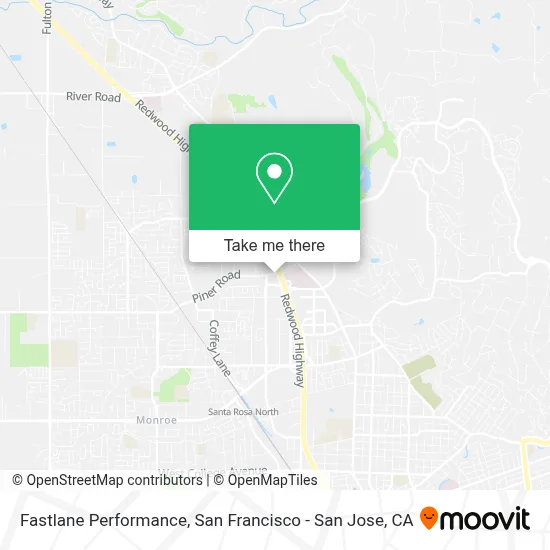 Fastlane Performance map