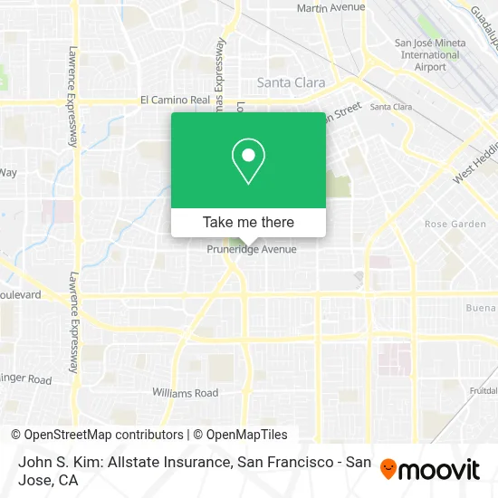 John S. Kim: Allstate Insurance map