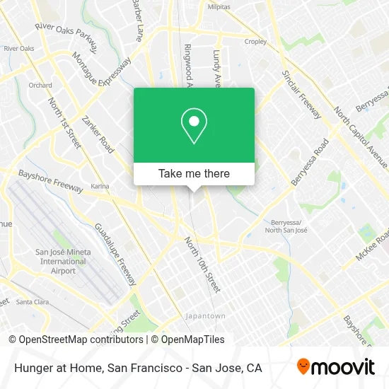 Hunger at Home map