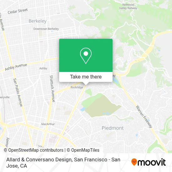 Allard & Conversano Design map