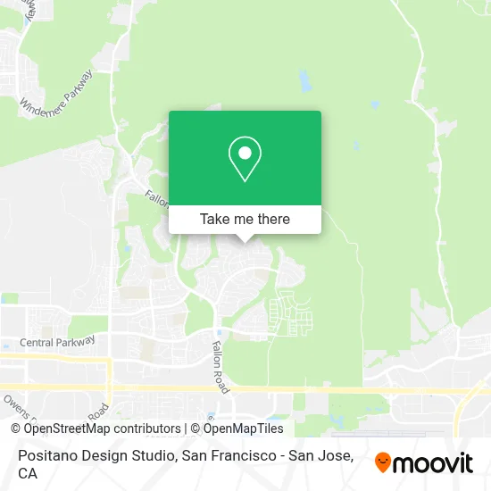 Positano Design Studio map