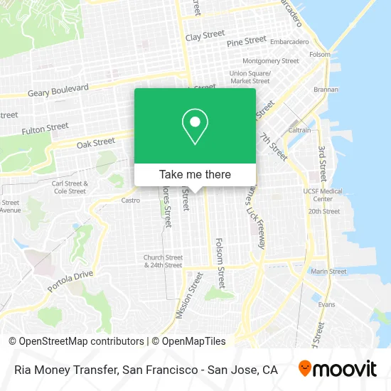 Ria Money Transfer map