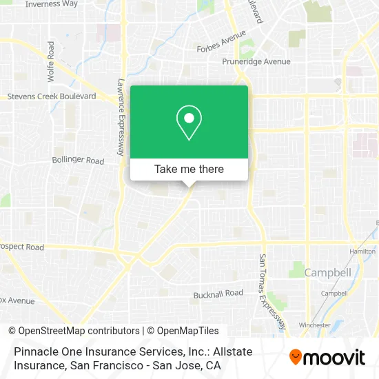 Pinnacle One Insurance Services, Inc.: Allstate Insurance map