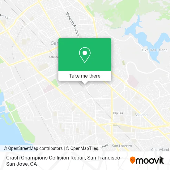Crash Champions Collision Repair map