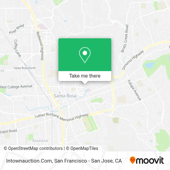 Intownauction.Com map